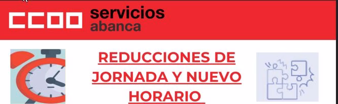 REDUCCIONES DE JORNADA Y NUEVO HORARIO