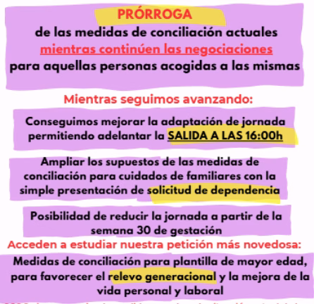 Negociación Nuevo Plan de Igualdad 7º Reunión