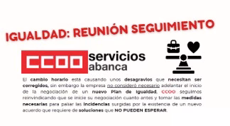 Igualdad Reunión Seguimiento